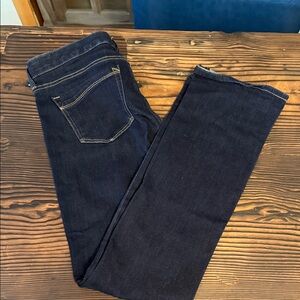 Express Dark Indigo Women's Straight Leg Jeans